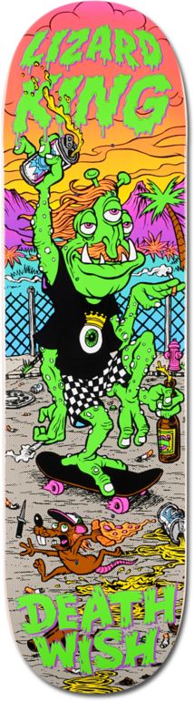 Deathwish Lizard King D&W 8.25" Skateboard Deck