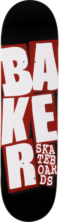 Baker Stacked Logo 8.25" Skateboard Deck