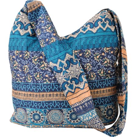 Super Trader Printed Blue Tote