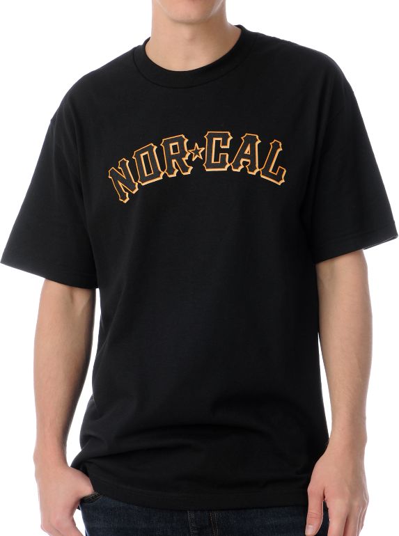 Nor Cal Goliath Black Tee Shirt