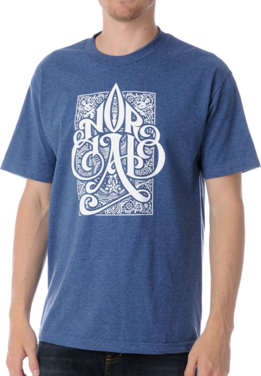 Nor Cal Trump Heather Blue Tee Shirt