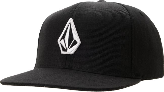 Volcom Stoned Black Snapback Hat