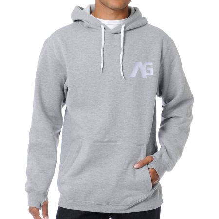 Analog Crux ATF Heather Grey Pullover Hoodie