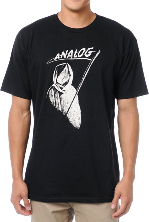 Analog Reaper Black Tee Shirt