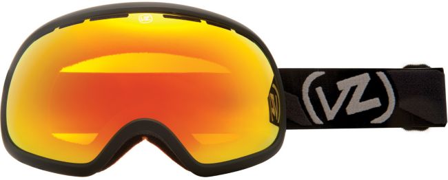 Von Zipper Fishbowl Satin Black & Fire Chrome Goggles 2013