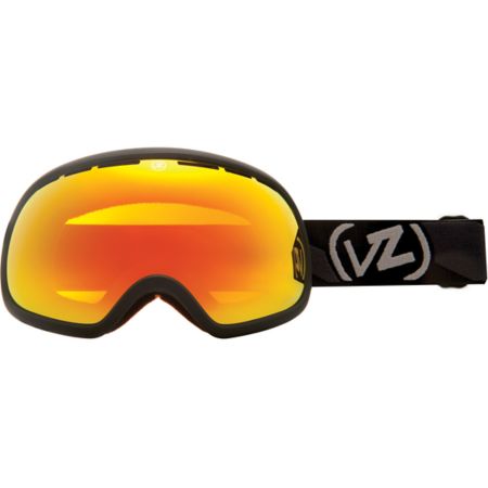 Von Zipper Fishbowl Satin Black & Fire Chrome Goggles 2013