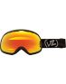 Von Zipper Fishbowl Satin Black & Fire Chrome Goggles 2013