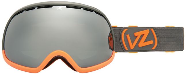 Von Zipper Fishbowl Color Blok Orange & Black Chrome Goggle