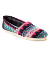 Toms Classics Girls Pink Tamin Shoe