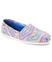 Toms Classics Girls Ash Grey Indo Vegan Shoe