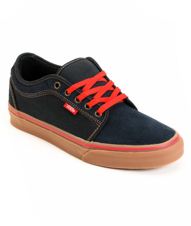 Vans Chukka Low Navy & Gum Skate Shoe