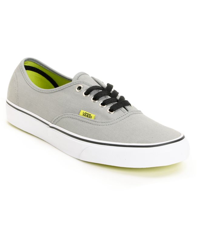 Vans Authentic Dove & Lime Shoe