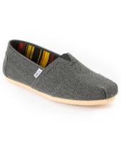 Toms Classics Black Farrin Guys Shoe