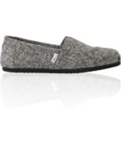 Toms Classics Black Holden Wool Guys Shoe
