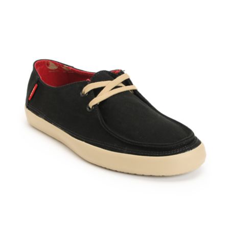Vans Rata Black Khaki Canvas Shoe