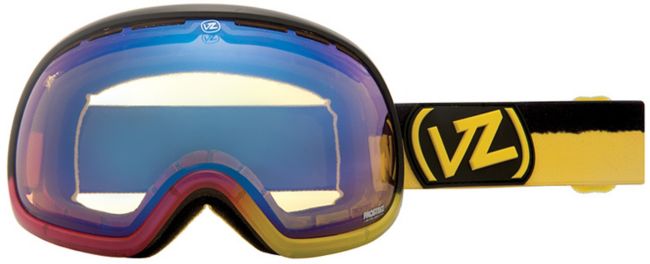 Von Zipper Fishbowl Frosteez Passion Pop & Yellow Chrome Goggle