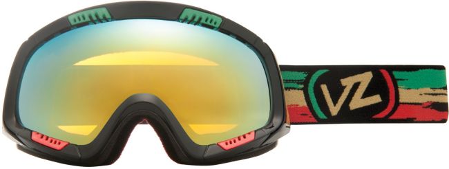 Von Zipper Feenom Black & Rasta Snowboard Goggles 2013