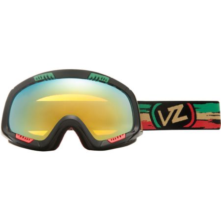 Von Zipper Feenom Black & Rasta Snowboard Goggles 2013