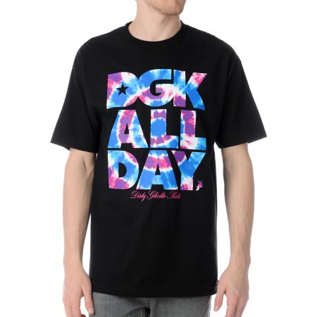 DGK Tie Dye Black Tee Shirt 