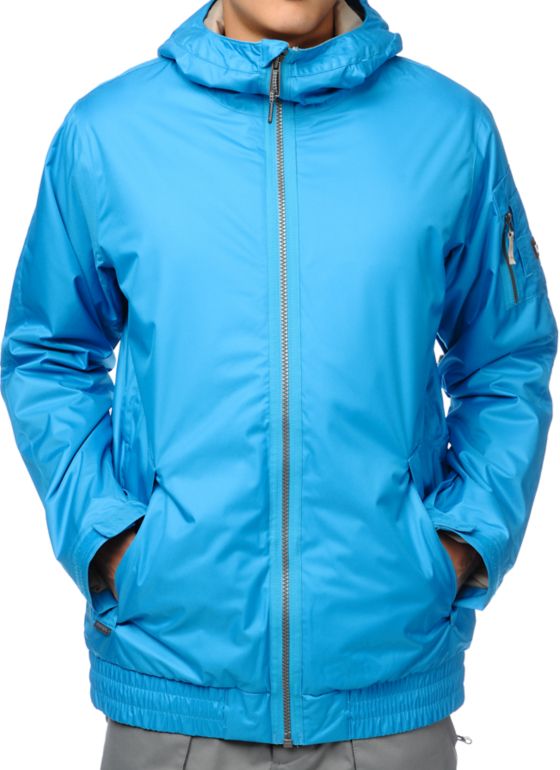 Burton Groucho 10K Bombay Blue Snowboard Jacket 2013