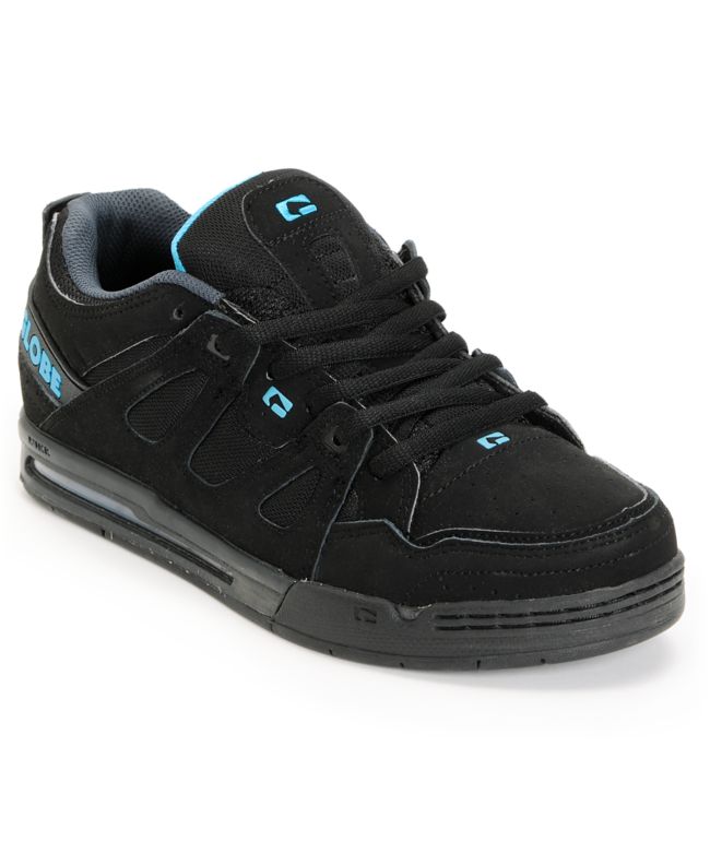 Globe Option Black & Hawaiian Blue Skate Shoe