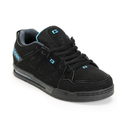 Globe Option Black & Hawaiian Blue Skate Shoe