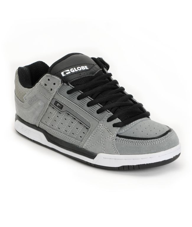 Globe Shoes Liberty Neutral Grey & Black Skate Shoe