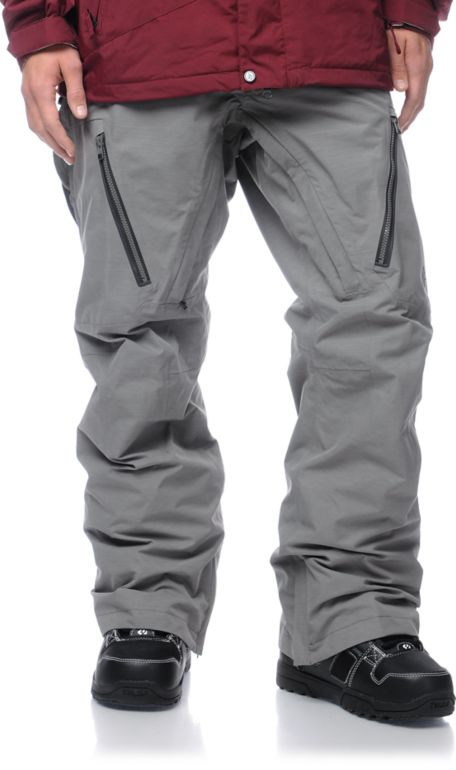 Burton AK Stagger Grey GORE-TEX 20K Snowboard Pants 2013