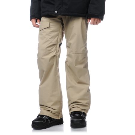 Burton TWC Throttle Khaki 10k Cargo Snowboard Pants 2013