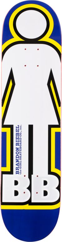 Girl Biebel Jumbo Jamz 7.87" Skateboard Deck