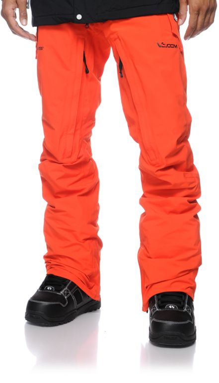 Volcom V-Bird GORE-TEX 2013 Orange Snowboard Pants