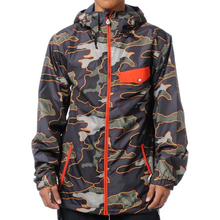 Volcom Guys Construct Camo 2013 Snowboard Jacket