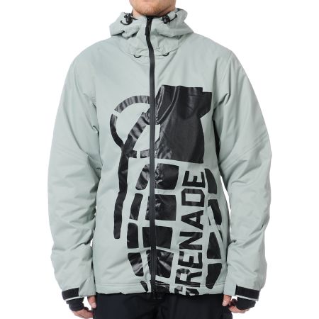 Grenade Exploiter 10K Grey Snowboard Jacket 2012