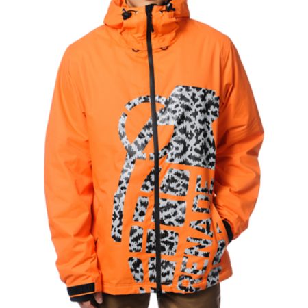 Grenade Exploiter 2013 Orange 10K Snowboard Jacket