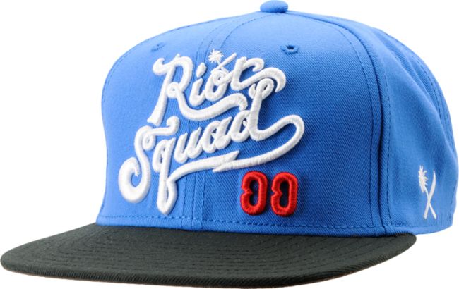 Us Versus Them Riot Squad Blue & Black Snapback