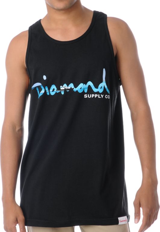 Diamond Supply Black OG Yacht Tank Top
