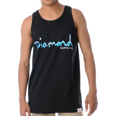 Diamond Supply Black OG Yacht Tank Top