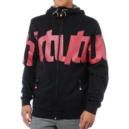 Thirtytwo Reppin Black Tech Fleece Jacket