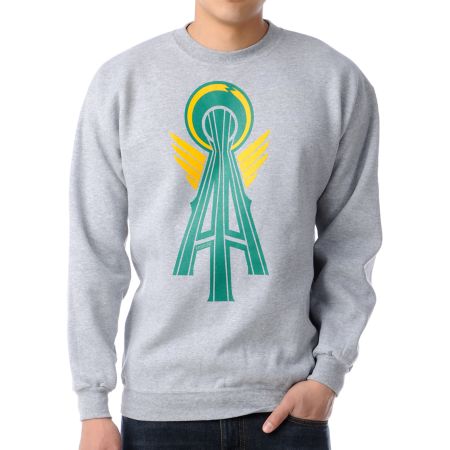 Casual Industrees Alpha Grey Crew Neck Sweatshirt