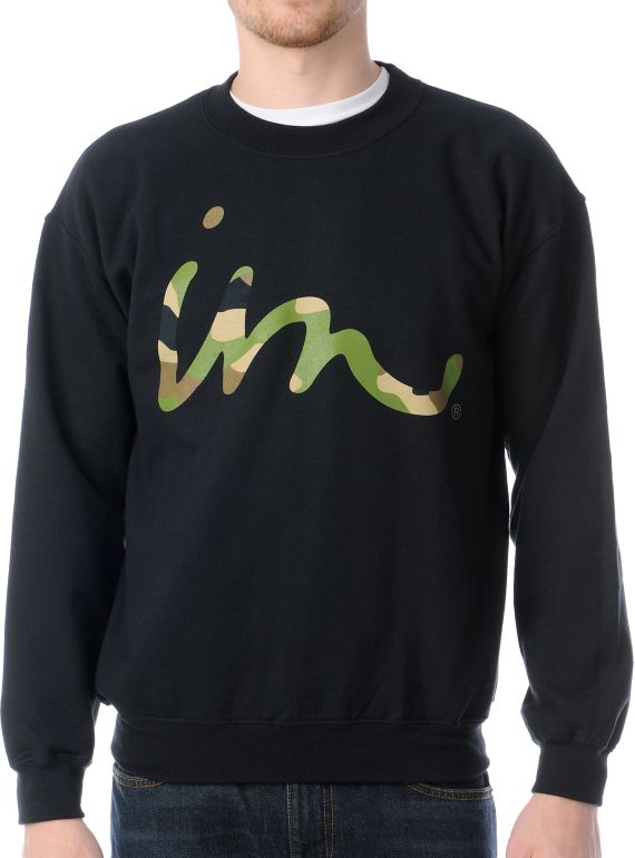 Imperial Motion Hunter Guys Black Crew Neck Sweatshirt