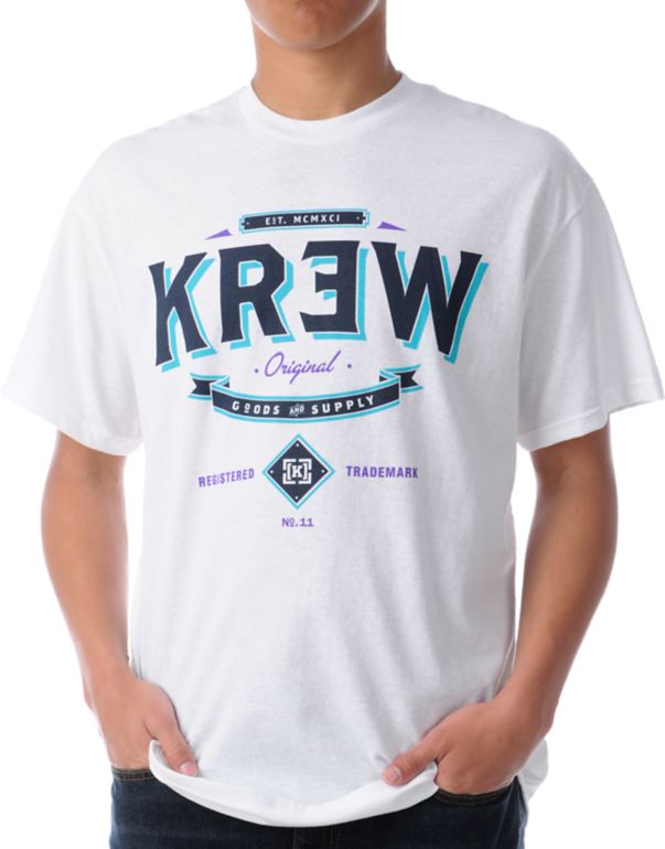 KR3W Goods White Tee Shirt