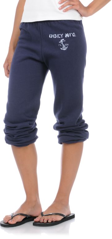 Obey MFG Anchor Navy Blue Sweatpants