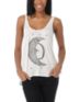 Obey Eye Of The Moon Natural White Heartbreaker Crop Tank Top