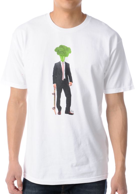 Upper Playground Skate Business 101 White Tee Shirt