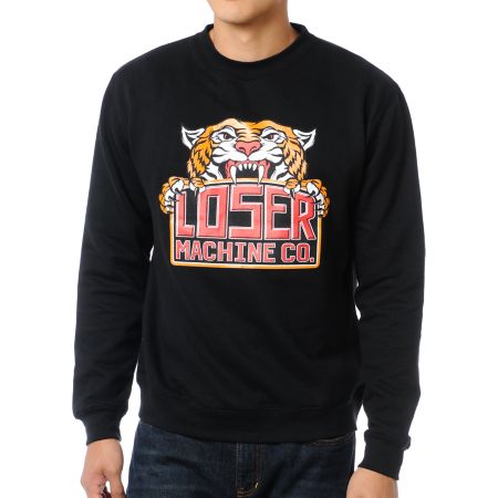 Loser Machine TR7 Black Crew Neck Sweatshirt