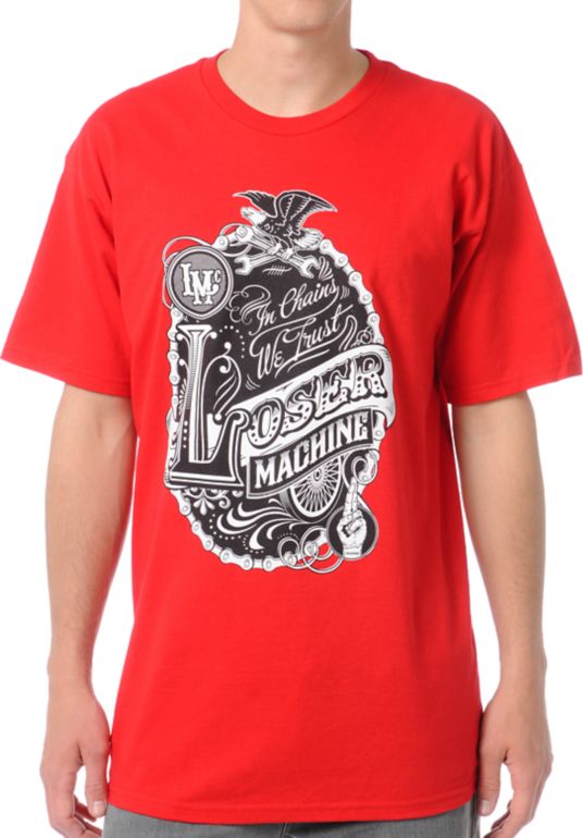 Loser Machine Big Top Red Tee Shirt