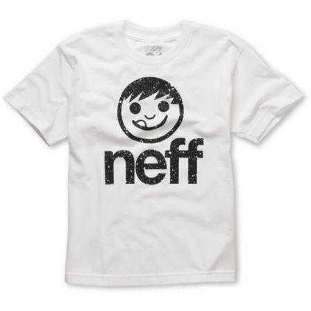 Neff Sucker Spritz Boys White Tee Shirt