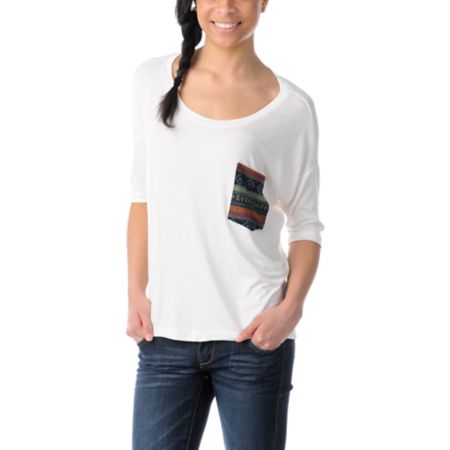 Lira Girls Mayan Natural White Top