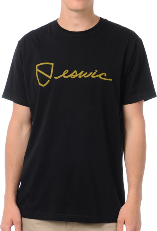 Eswic Banner Black Tee Shirt