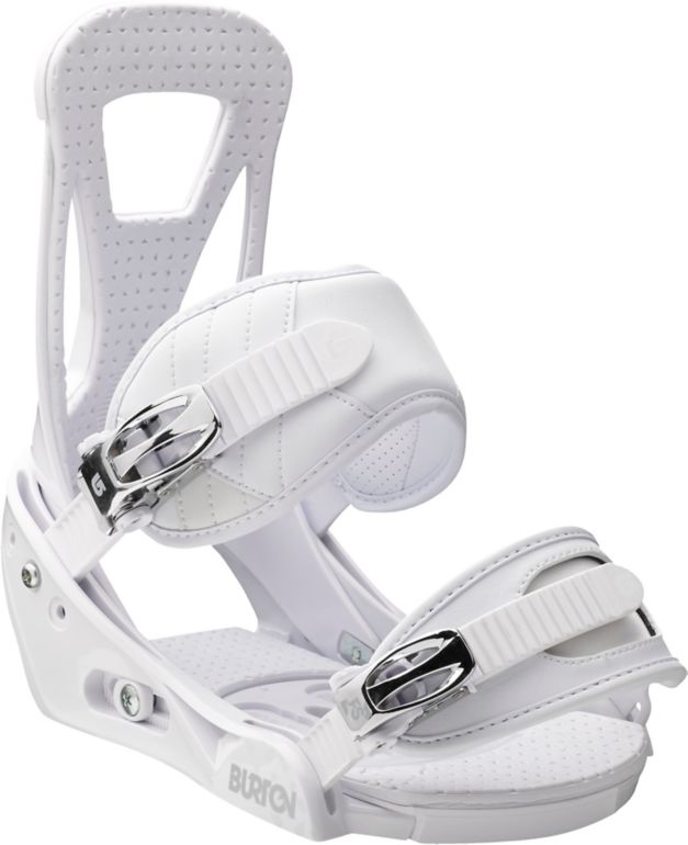 Burton Freestyle White Snowboard Bindings 2013